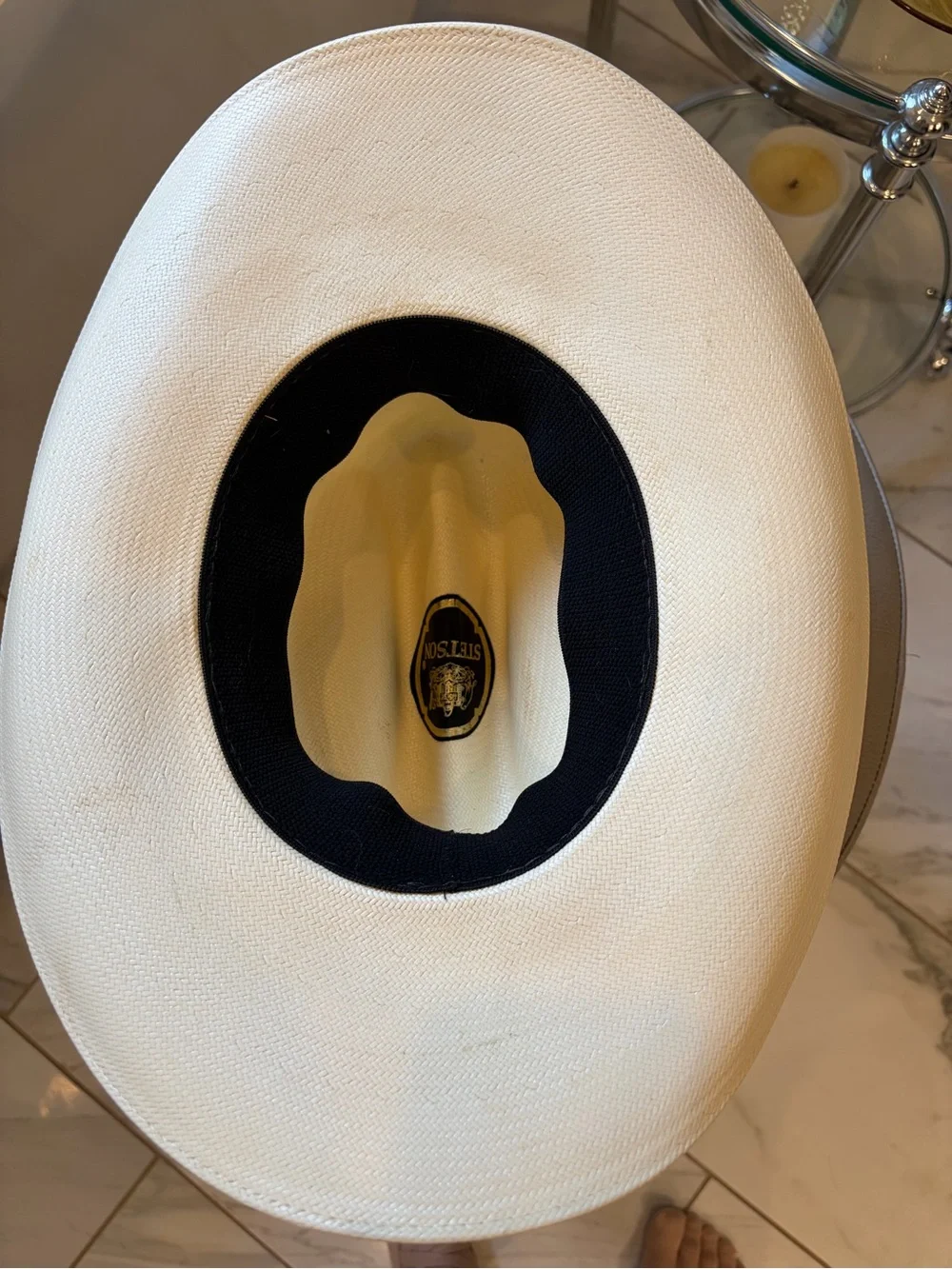 Stetson Unisex 6 3/4 Straw Cowboy Hat Cream
